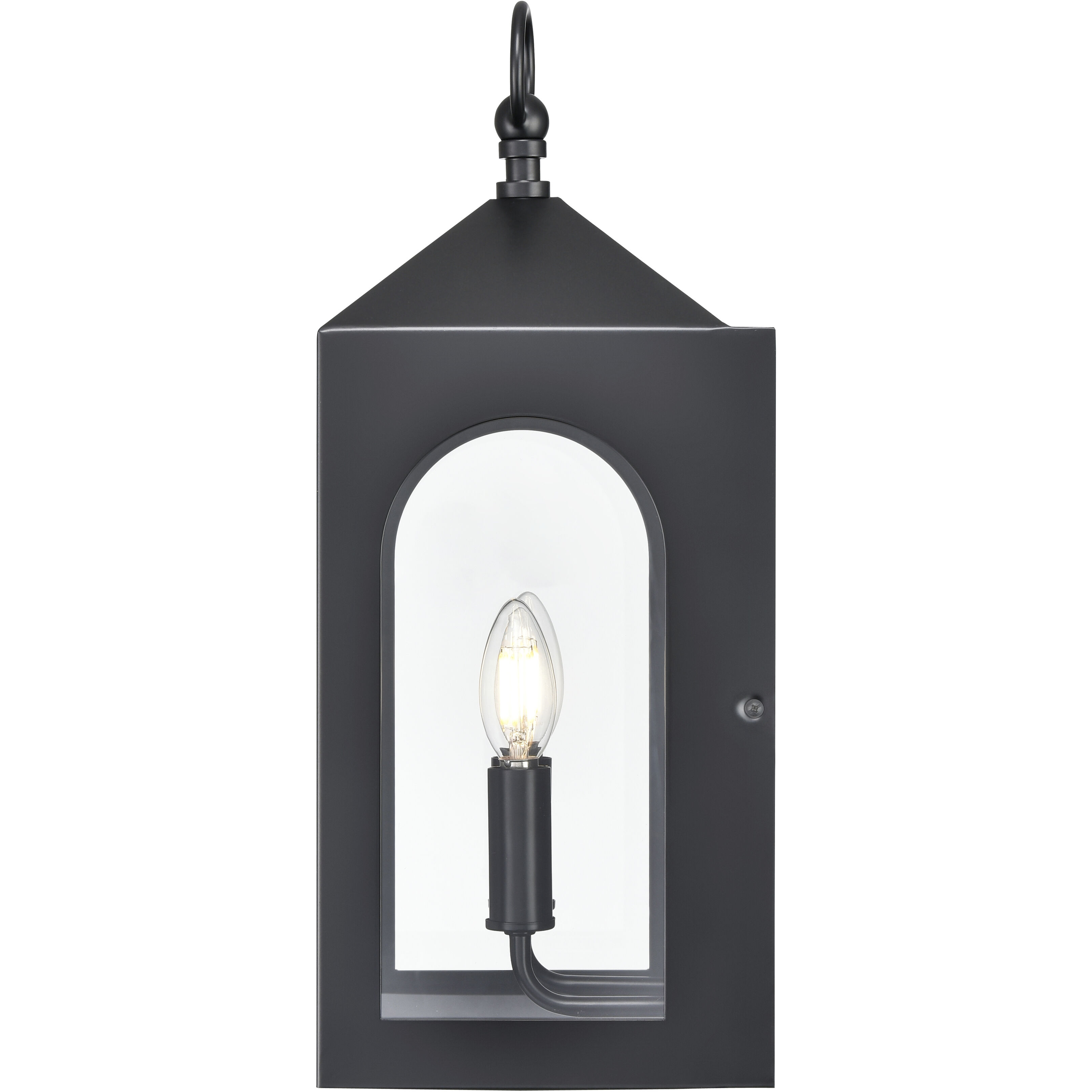 Bratton 2 Light 19 inch Powder Coated Black Outdoor Wall Sconce